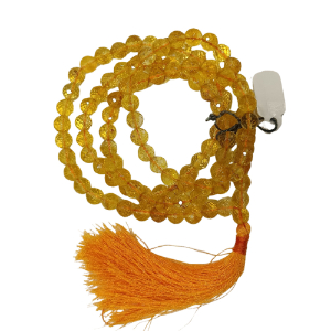 Citrine Mala(Diamond Cut)